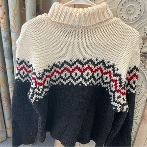 Multicolor Turtleneck Sweater
